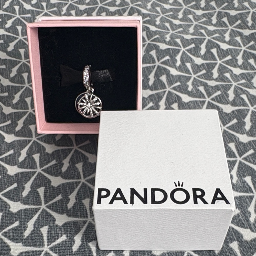 Pandora Dazzling Wishes Best To Come Dangle Sterling Silver Bead Charm